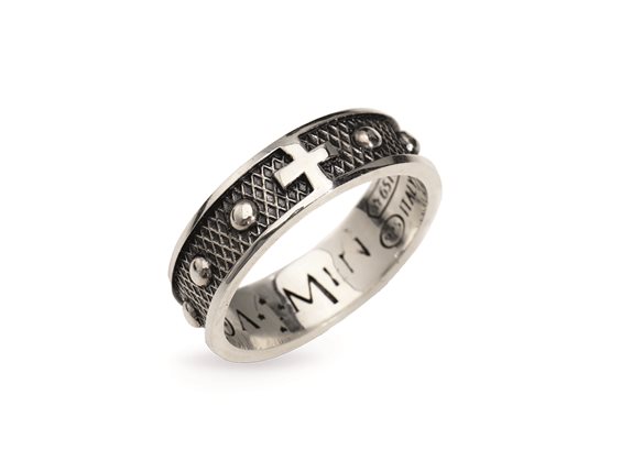 Anello Amen Uomo PREGHIERE in Argento ACR2-16 - ACR2-16